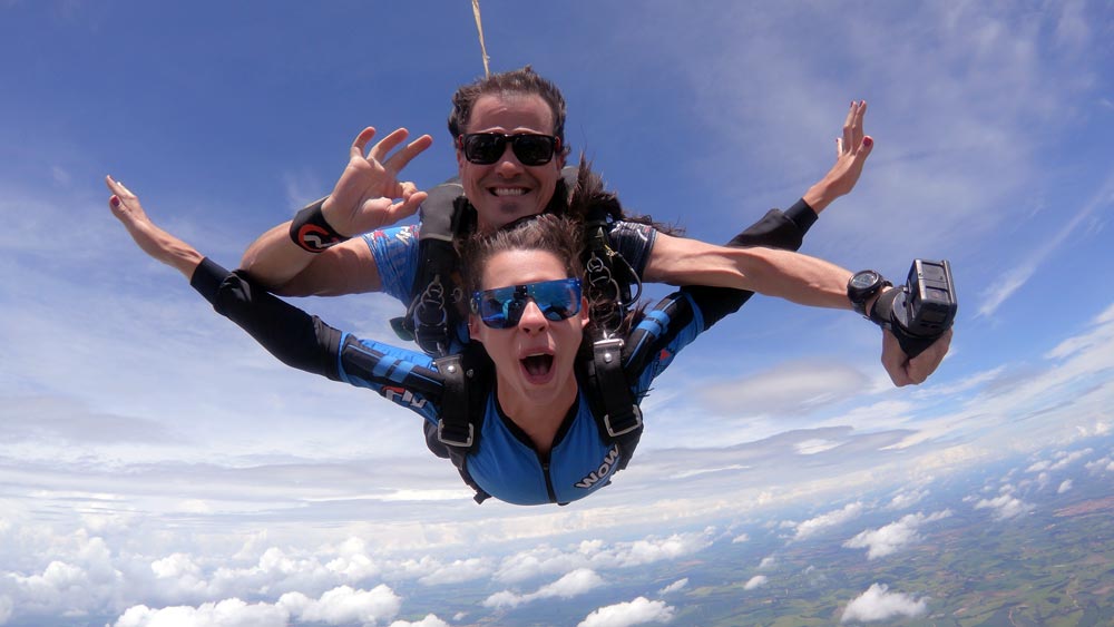 Salto de paraquedas em Boituva