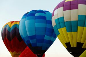 Segurança no voo cativo de balão