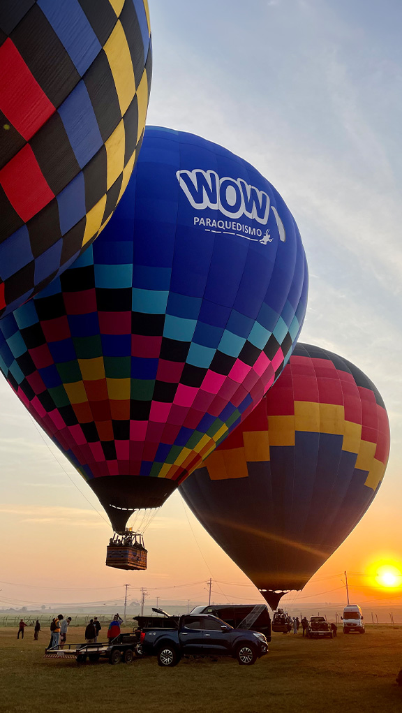 Voo de balão na WOW Balonismo
