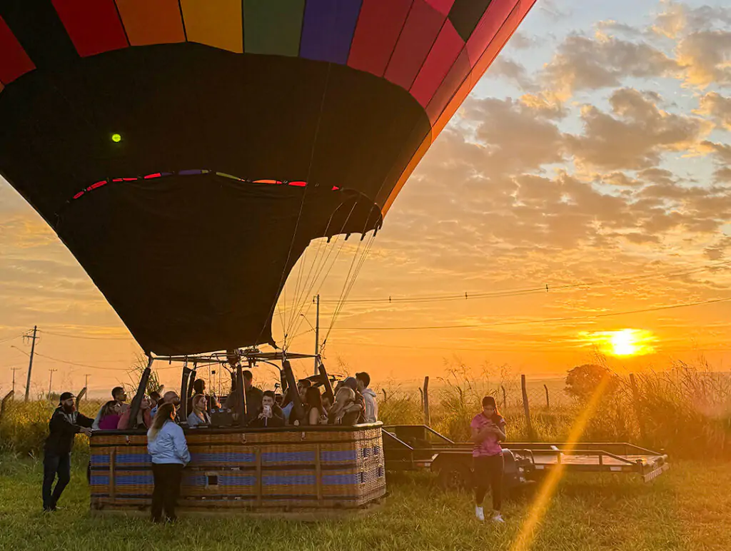 Voo de balão em Boituva