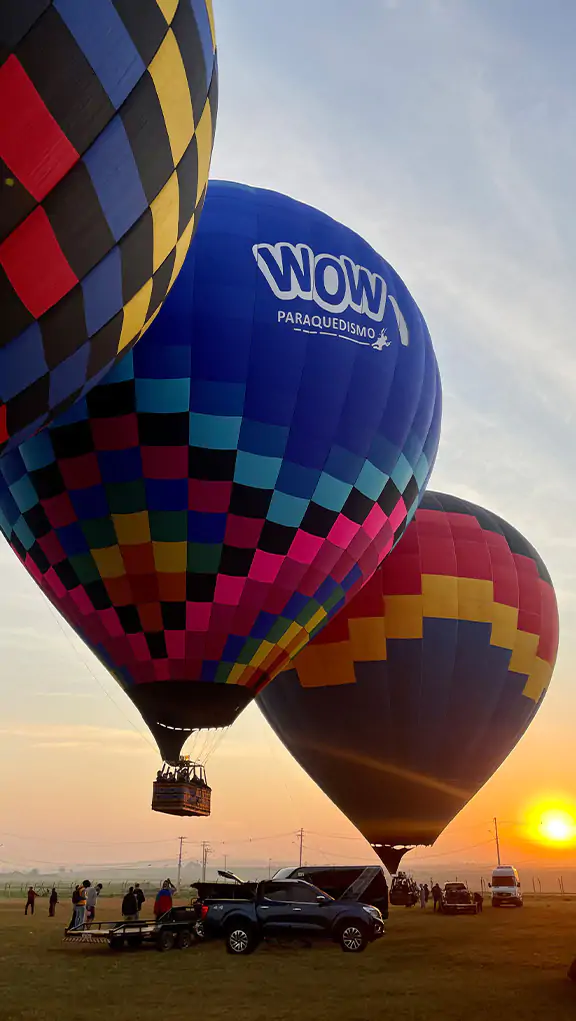 Voo de balão na WOW Balonismo